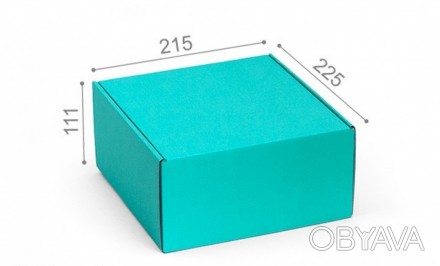 Подарочная коробка мятная 21,5х22,5х11 см
Стильная, прочная коробка подойдет для. . фото 1