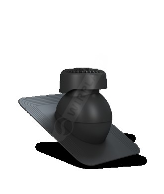 Фановый выход WirPlast (Вирпласт) Standard K82 Черный 9005. Днепр. фото 1