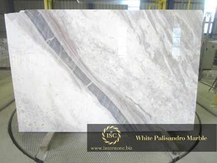 Сляби та облицювальні плити з Мармур Палісандро Вайт (Palisandro White Marble) т. . фото 2