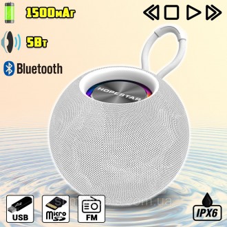 Описание:
Беспроводная колонка Bluetooth Hopestar ball H52 с влагозащитой IPX6 ,. . фото 4