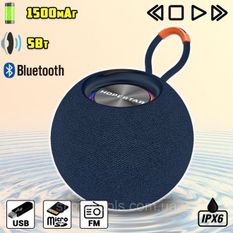 Описание:
Беспроводная колонка Bluetooth Hopestar ball H52 с влагозащитой IPX6 ,. . фото 3