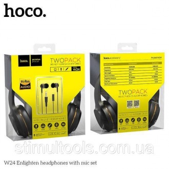 Описание:
Наушники проводные HOCO W24 + наушники вакуумные с микрофоном отличный. . фото 8