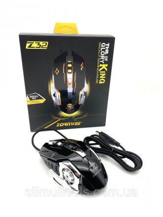 Описание:
 Zornwee Z32 - это качественная проводная игровая мышь. Большим плюсом. . фото 2