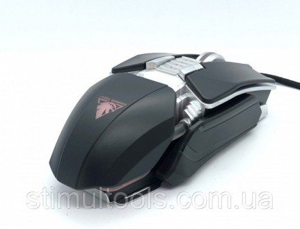 Описание:
Компьютерная геймерская мышка JEDEL GAMING MOUSE GM1080 RGB с дополнит. . фото 4