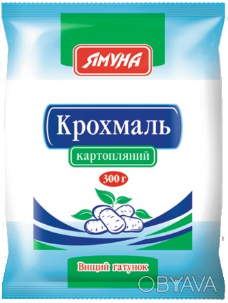 Крохмаль – природний високополімер, отримують шляхом відділення з картопляної ме. . фото 1