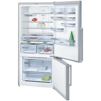 Холодильник с нижней морозильной камерой Serie|6 BOSCH KGN 86 AI 30 U высотой 1,. . фото 3