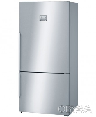Холодильник с нижней морозильной камерой Serie|6 BOSCH KGN 86 AI 30 U высотой 1,. . фото 1