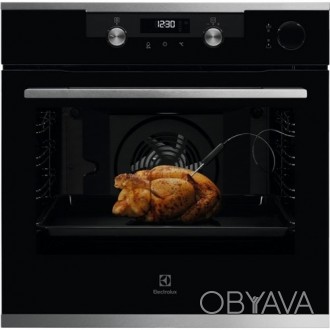 Духовой шкаф ELECTROLUX OKC 6 P 51 X с вместительной духовкой позволяет готовить. . фото 1