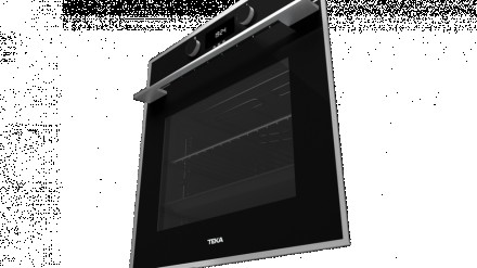 Мультифункциональный духовой шкаф HLB 830 BK (41560062) черное стекло на 70 л, с. . фото 6