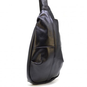 Збільшений шкіряний рюкзак на плече - рюкзак-слінг - TARWA Govard GA-0705-3mdL. . . фото 2