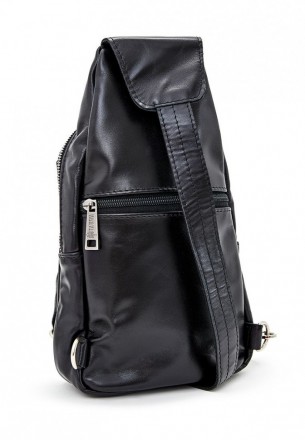 Компактный рюкзак мужской на одну шлейку, из натуральной кожи, GA-6103-4lx, от б. . фото 11
