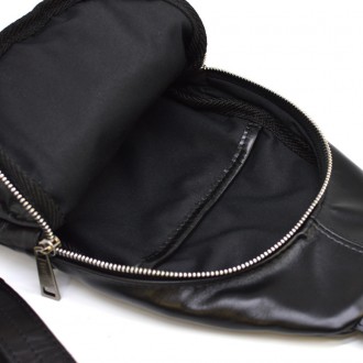 Компактный рюкзак мужской на одну шлейку, из натуральной кожи, GA-6103-4lx, от б. . фото 8