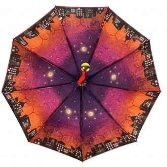 Женский зонт на 9 спиц с двойной тканью от фирмы Bellissimo - это стильная и над. . фото 5