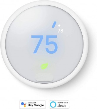 Nest Smart Thermostat E - White (T4000ES)
Легко экономит энергию
Nest Thermostat. . фото 6