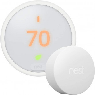 Nest Smart Thermostat E - White (T4000ES)
Легко экономит энергию
Nest Thermostat. . фото 7
