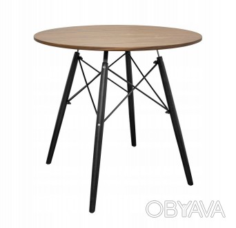 Сучасний круглий стіл LEOBERT TODI 80 :
· позачасовий дизайн у поєднанні з ідеал. . фото 1