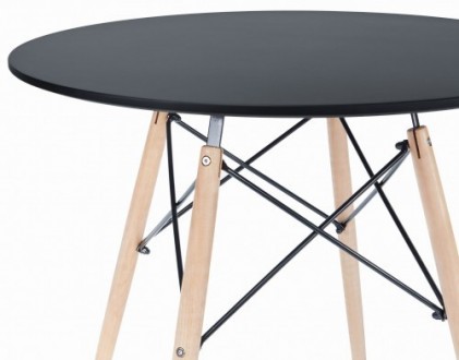 Современный круглый стол LEOBERT TODI 80:
• вневременной дизайн в сочетании с ид. . фото 4