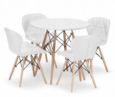 Удобный набор мебели в скандинавском стиле с современным дизайном, который идеал. . фото 2