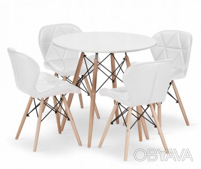 Удобный набор мебели в скандинавском стиле с современным дизайном, который идеал. . фото 1