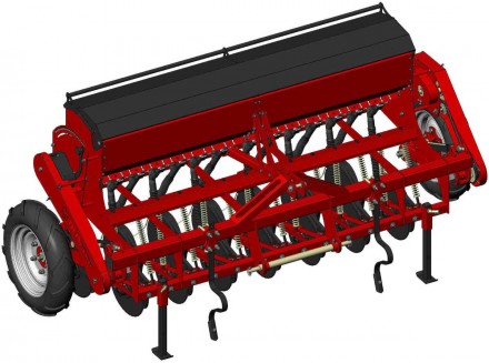 Навесная сеялка Деметра предназначена для посева зерновых, бобовых и мелкосемянн. . фото 2