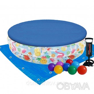 Технические характеристики товара "Детский надувной бассейн Intex 59460-3 «Фрукт. . фото 1