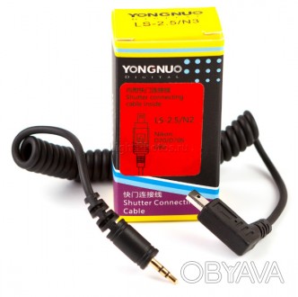 Кабель LS-2.5N2 Yongnuo Nikon
Надійний, виконаний з якісних матеріалів кабель ви. . фото 1
