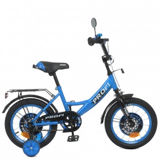 Детский двухколесный велосипед для мальчика Profi 12 дюймов Y1244 синий
 
	
	
	Р. . фото 7