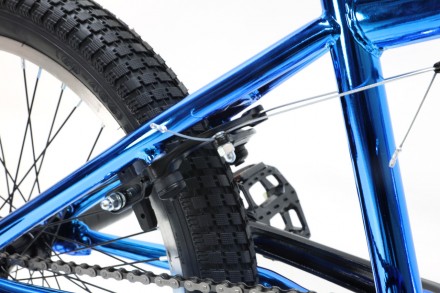 Велосипед трюковый Crosser BMX 20" синий металик
 
У этой модели прочная и униве. . фото 6