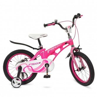Детский магниевый велосипед Profi 18 дюймов LMG18203 розовый
	
	
	Размер колеса
. . фото 2