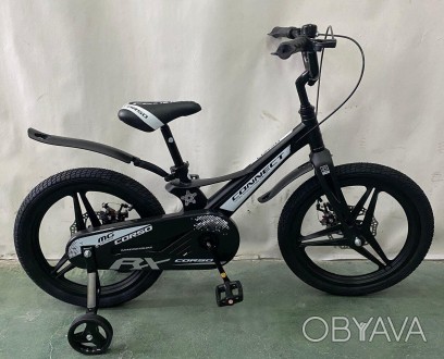 Велосипед детский двухколёсный 18 дюймов магниевый с дисковыми тормозами CORSO C. . фото 1