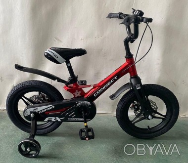 Велосипед детский двухколёсный 16 дюймов магниевый с дисковыми тормозами CORSO R. . фото 1