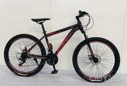 Велосипед спортивный 26 дюймов колеса рама 15" Corso «Strength» TK-26015 дисковы. . фото 1