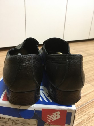 Кожаные мужские туфли фирмы NEW FASHION. Цвет черный. Мягкие и удобные. Размер 4. . фото 7