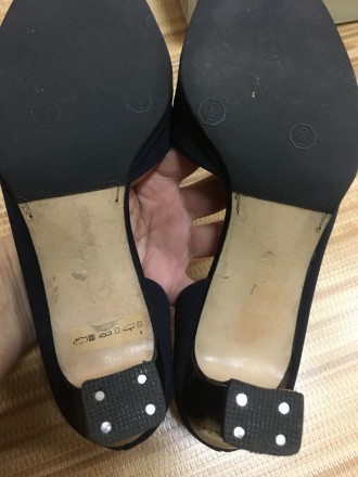 Красивые , открытые туфли немецкого бренда  PETER KAISER. Размер 4. 36. По стель. . фото 7