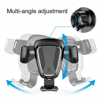 Автодержатель Baseus Gravity Car Mount (SUYL) (Черный. . фото 8