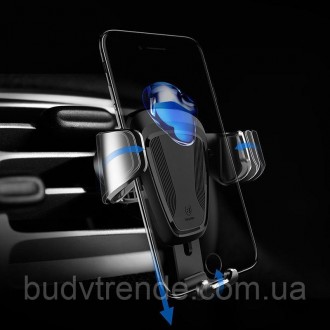 Автодержатель Baseus Gravity Car Mount (SUYL) (Черный. . фото 4