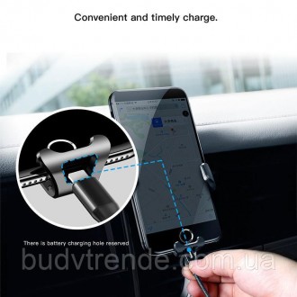 Автодержатель Baseus Gravity Car Mount (SUYL) (Черный. . фото 6