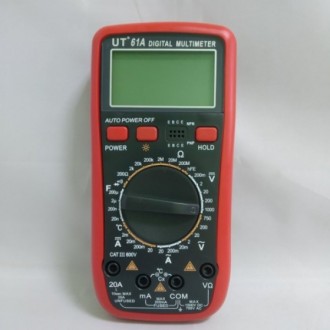 Цифровий
Професійний мультиметр UT 61A тестер вольтметр + термопара Цифровий
мул. . фото 2
