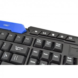 Ігрова російська бездротова клавіатура + мишка HK8100 Клавіатура і мишка дуже ек. . фото 4