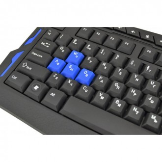 Ігрова російська бездротова клавіатура + мишка HK8100 Клавіатура і мишка дуже ек. . фото 5