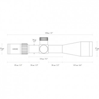 Прицел оптический Hawke Airmax Compact 6-24x50 SF сетка AMX с подсветкой
Оптичес. . фото 10