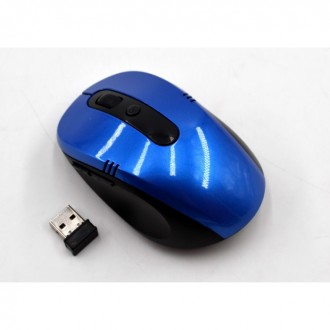 Беспроводная компьютерная оптическая мышка G-108 мышь синяя
Компьютерная беспров. . фото 3