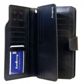 Мужской кошелек клатч портмоне барсетка Baellerry business S1063 Чёрный
Статусны. . фото 9