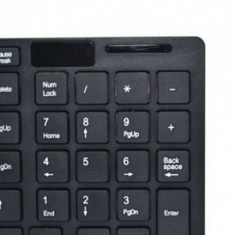 Російська бездротова клавіатура з мишкою UKC k06 з адаптером Клавіатура і мишка . . фото 6