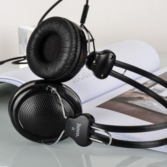 Дротові навушники HOCO W5 MANNO - мають чудову якість стерео звуку, від високих . . фото 4