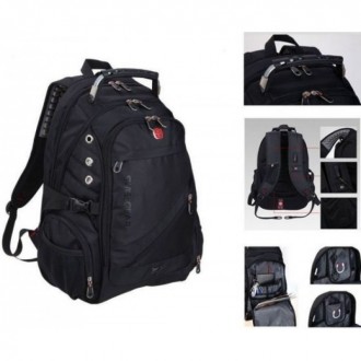 Рюкзак Wenger SwissGear 8810 Чёрный
 Рюкзак Swiss Bag отвечает всем требованиям . . фото 6