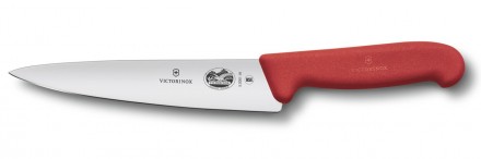 Разделочный нож Victorinox Fibrox 19 см, красный
Универсальный разделочный нож ш. . фото 4