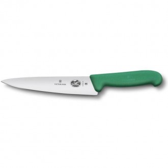 Разделочный нож Victorinox Fibrox 15 см, зеленый
 
Универсальный разделочный нож. . фото 4