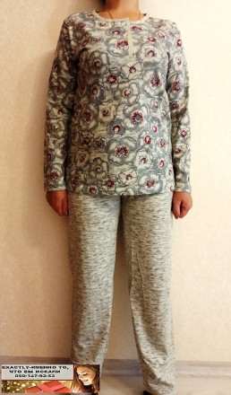 Пижама женская кофта и штаны трикотажная бантик размеры 48, 50
Современная модел. . фото 4
