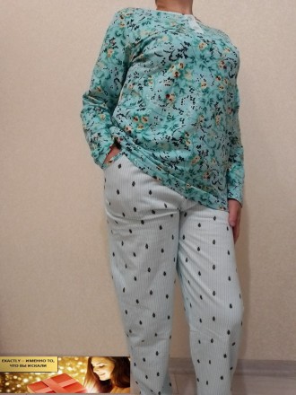 Пижама женская байковая размер 48, 52
Нежная мягкая пижама для женщин со штанами. . фото 6